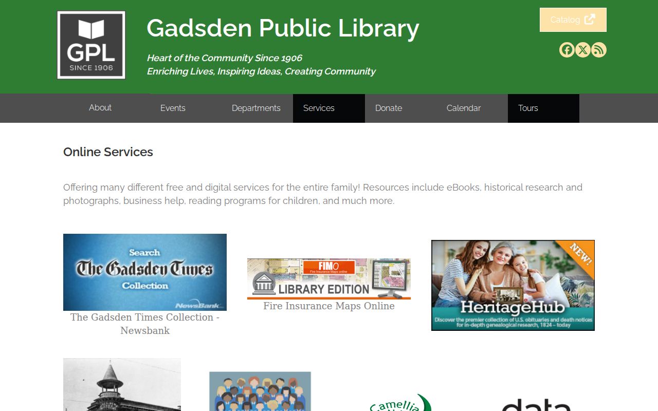 Gadsden city directory newspaper and history databases