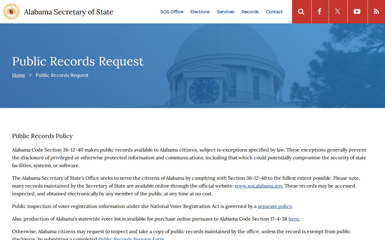 Gadsden resident lookup Alabama public records request route